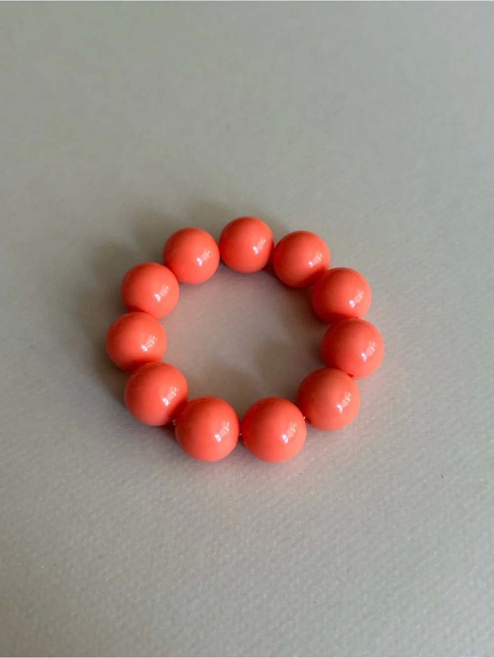Boho Orange Beaded Bracelet N2321